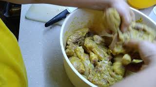 How To  Marinate The Broasted Chicken With Mustard | Recipe No. 92