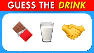 🍹Guess The DRINK by Emoji | Emoji Quiz