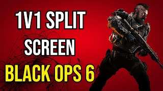 How to Play 1v1 Split Screen in COD BO6 Black Ops 6, Private Match in Local Multiplayer, 2 players