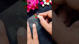 Handmade DIY partywear earrings😱🔥#viral#earrings#trendingdiy#howto#diyjewelry#easydiy#creative