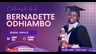 Bernadette Atieno Odhiambo 1960-2023||Celebration of life