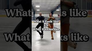 What It Feels Like VS What It Looks Like💀 #rollerskater #rollerskating #figureskating #shorts #sk8