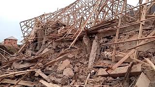 3 story building collapse in Enugu...