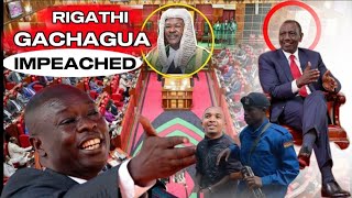 SHOCKING NEWS TO RIGATHI GACHAGUA  BEING IMPEACHED BY KENYAN MPS FOR BEING A THIEF OF MILLIONS