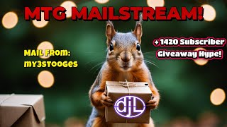 MTG MAILSTREAM WOOT! - mail from my3stooges! + 1420 Subscriber hype! #mtg #1420 #woot