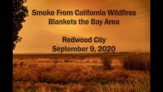 Redwood City Orange Sky - September 9, 2020