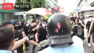 20190713 退緊都照打 (轉載) hong kong protest, POPO attack defenseless and retreating student and citizen