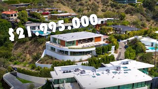 INSIDE a $21,995,000 HOLLYWOOD HILLS Modern Mega Mansion with The Best Views of LA!