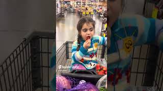 Liana in the shopping cart #baby #lianalife #indooractivities