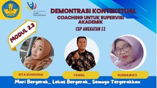 MODUL 2 3 DEMONTRASI KONTEKSTUAL COACHING SUPERVISI AKADEMIK