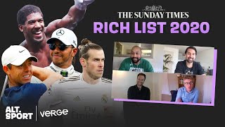 The Alternative Sport Show | Sport Rich List 2020 with The Sunday Times