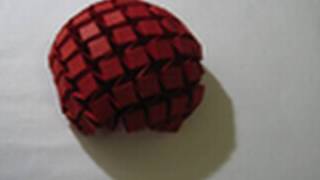 Origami Tessellation Instructions: Water Bomb Tessellation (Eric Gjerde)