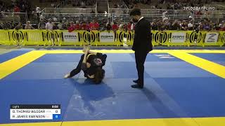 2021 Pan Kids Quarterfinals- DOMINIC THOMAS WLODARSKI vs RHONIN JAMES SWENSON Jiu-Jitsu IBJJF