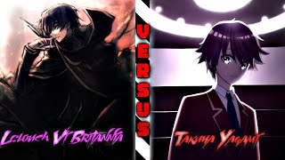 Lelouch Vi Britannia vs Takuya Yagami