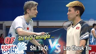 Shi Yu Qi vs Lee Cheuk Yiu || QF Korea Open 2024