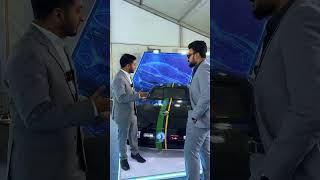 Azaad - E, Locally manufactured electric vehicle at Ideas 2024 in Karachi!