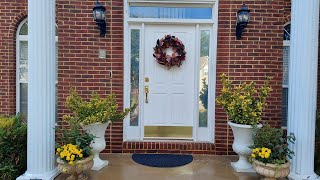 FALL FONT PORCH DECOR "2022 DECORATE WITH ME"