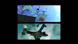 Transformers Dark of The Moon Osprey Battle Animatic Side by Side