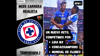 🔥 CRUZ AZUL 🔥 LLEGA FUNES MORI  // ⚽️ FIFA 22 MODO CARRERA // LIGA MX CONCACHAMPIONS T1 EP1