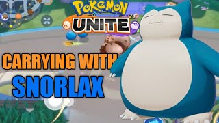 Carrying with SNORLAX | POKEMON UNITE