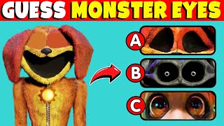 Guess The Monster By EYES | Zoonomaly + Poppy Playtime 4 | Zookeeper,Dogday ,Catnap nightmare