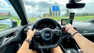 POV: 420HP Stage 1 Audi RS3 | Launch Control & Acceleration 🔥