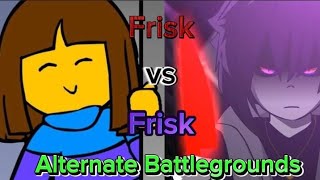 GTFrisk VS XFrisk 1vs1 | Alternate Battlegrounds | READ the description