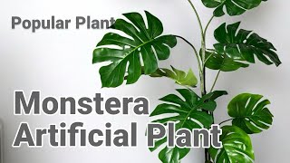 Monstera Artificial Plant for living room🫶