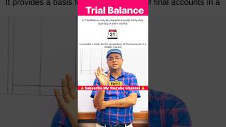 Trial Balance Class 11 #shorts #trialbalance #youtubeshorts