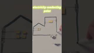 #shorts #experiment electricity conducting paint