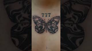 Trippy butterfly tattoo #tattoo #butterflytattoo #abstract #trippy #tattooinspiration