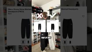 Nike x Stüssy Sweatpants Review #shorts