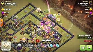 Clash of clans TH 11 war attack