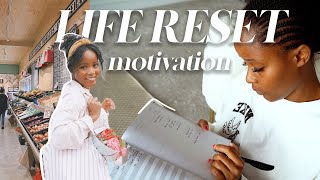 MOTIVATION - How to RESET your life in 4 easy steps 🔅Daily/weekly/monthly/reset routine.