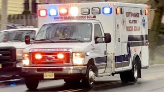 South Orange Rescue Squad Ambulance 3-2 Responding