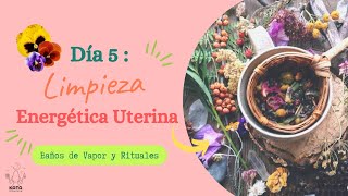 🌻 DIA 5: Programa para Restablecer la SALUD DEL ÚTERO / Descarga y Limpieza Energética Uterina