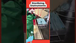 How To Clean Dental Instruments || Sterilization Process || #shorts