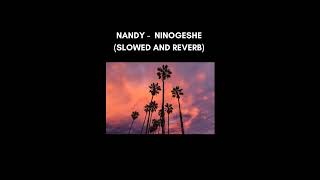 Nandy - Ninogeshe (slowed and reverb)