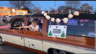 low rider at the Christmas parade