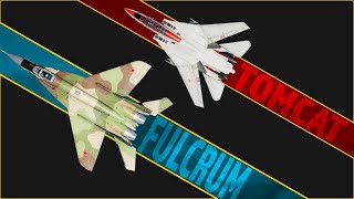 I Survived 6 AIM-54s Surprisingly (MIG-29 Fulcrum VS F-14B Tomcat Dogfight) Fox 1, 2, 3 & Guns [DCS]