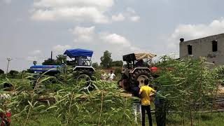 Swaraj855 Vs  sonalika 750 tractor tochan (vill khuntpuri)