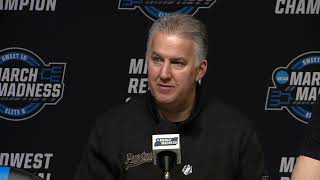 Edey, Loyer, Smith, Jones and Head Coach Matt Painter After Elite Eight Win Over Tennessee