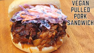 Vegan Pulled Pork Sandwich