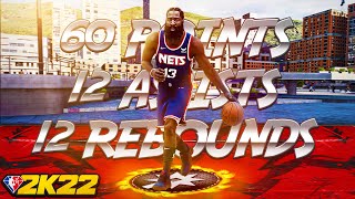 PRIME JAMES HARDEN BUILD WITH AN EXPLOSIVE STATLINE!