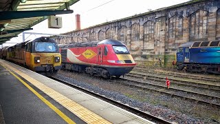 Freight trains at Carlisle. 21st January 2023