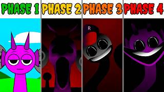 🤯NEW PHASE 4! Phase 1 VS Phase 2 VS Phase 3 Vs Phase 4 In Incredibox Sprunki!