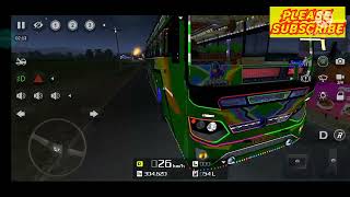 NEW SCP BUS MOD 👈👌✌Night Ride Video shoot Full Led Lights  Mod by Gowtham Gaming