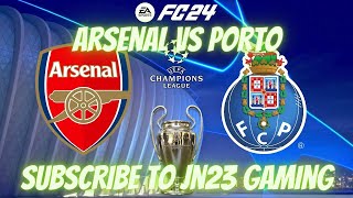 FC 24 Arsenal vs Porto - UCL Champions League 2024 - PS4PRO™ Gameplay