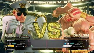 SFV MATAMUNE19 (GUILE) VS GEN777 (DHALSIM)