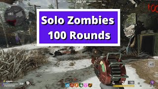 COD Cold War Die Maschine Zombies: 100 Rounds Solo With Ray Gun (Highlights)